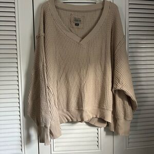 American Eagle Outfitters Beige Sweater